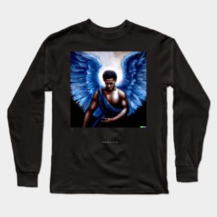 Black Angel Male Long Sleeve T-Shirt